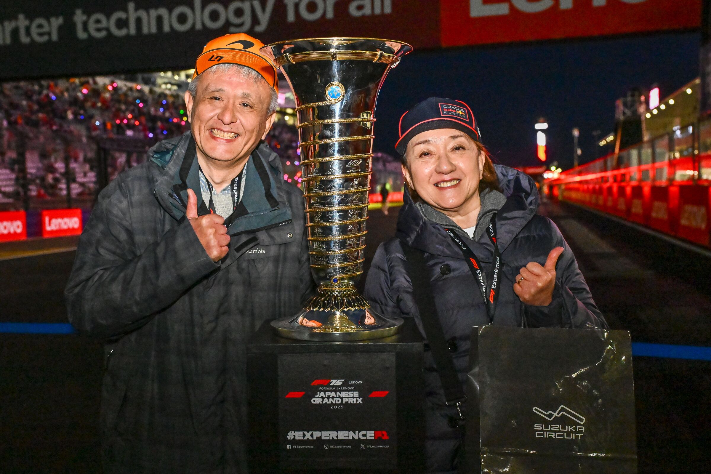Grid Walk + Championship Trophy Photo Inclusion
