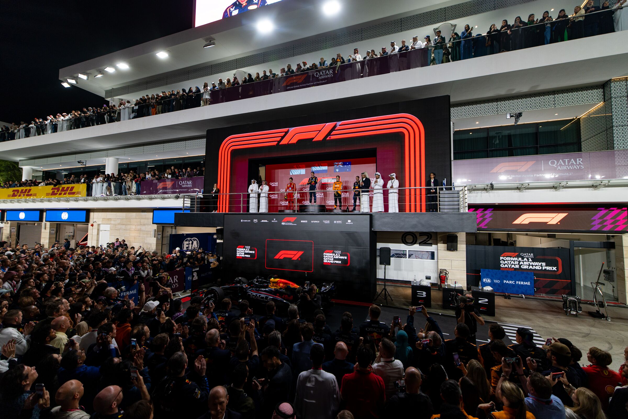 F1® Podium Celebration Access Inclusion