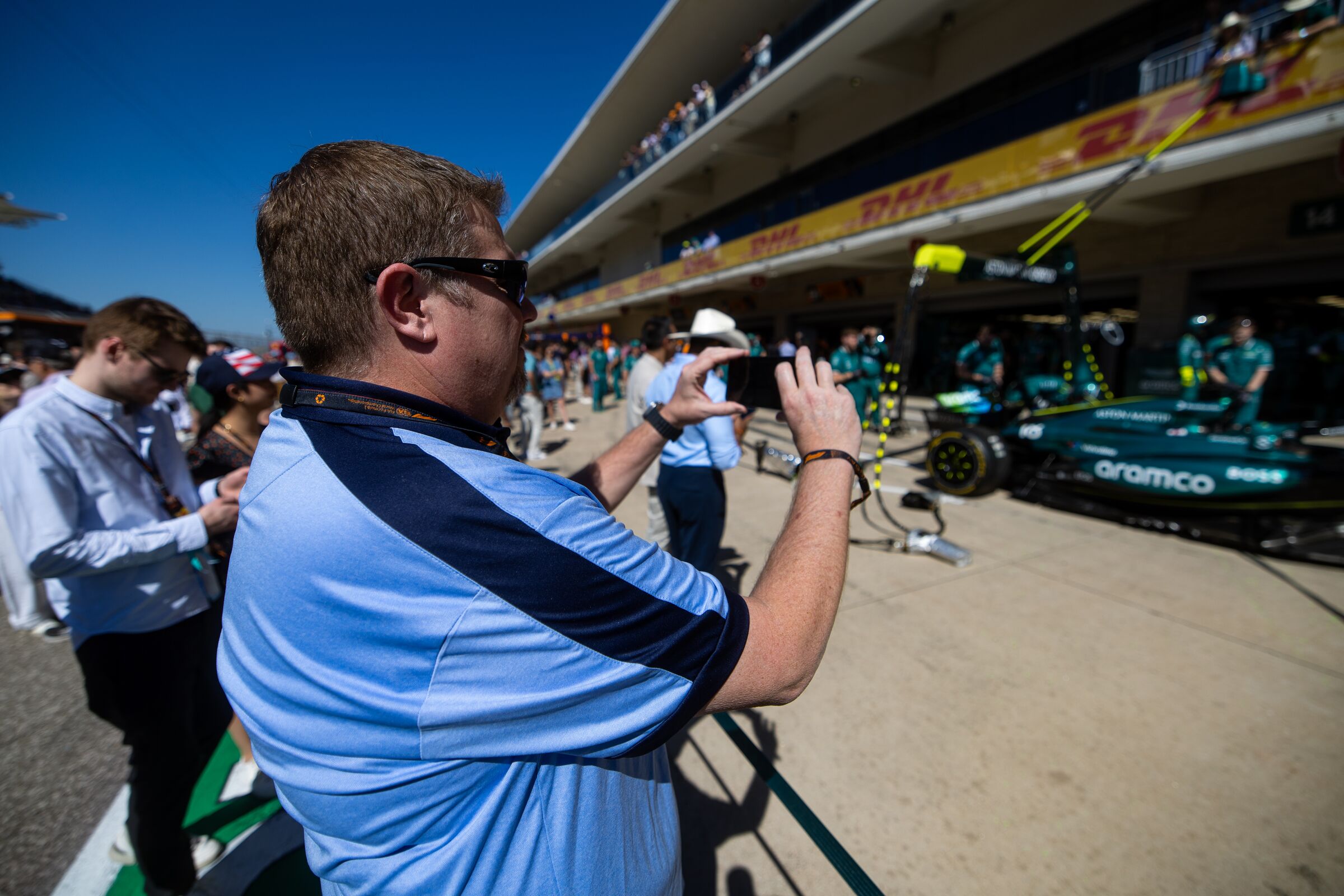 Exclusive Aramco F1® Pit Lane Walk Inclusion